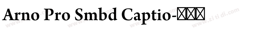 Arno Pro Smbd Captio字体转换